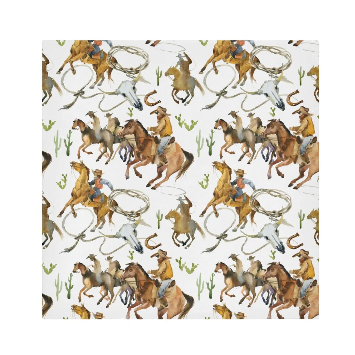 Aflyko Napkin Western Cow Boy Wild Kitchen Dining Table Holiday Decor Housewarming Seasonal Gift 1 Pack 20" × 20"