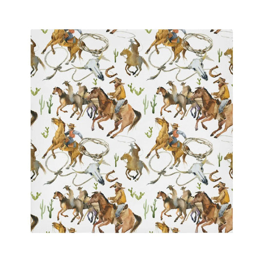 Aflyko Napkin Western Cow Boy Wild Kitchen Dining Table Holiday Decor Housewarming Seasonal Gift 1 Pack 20" × 20"