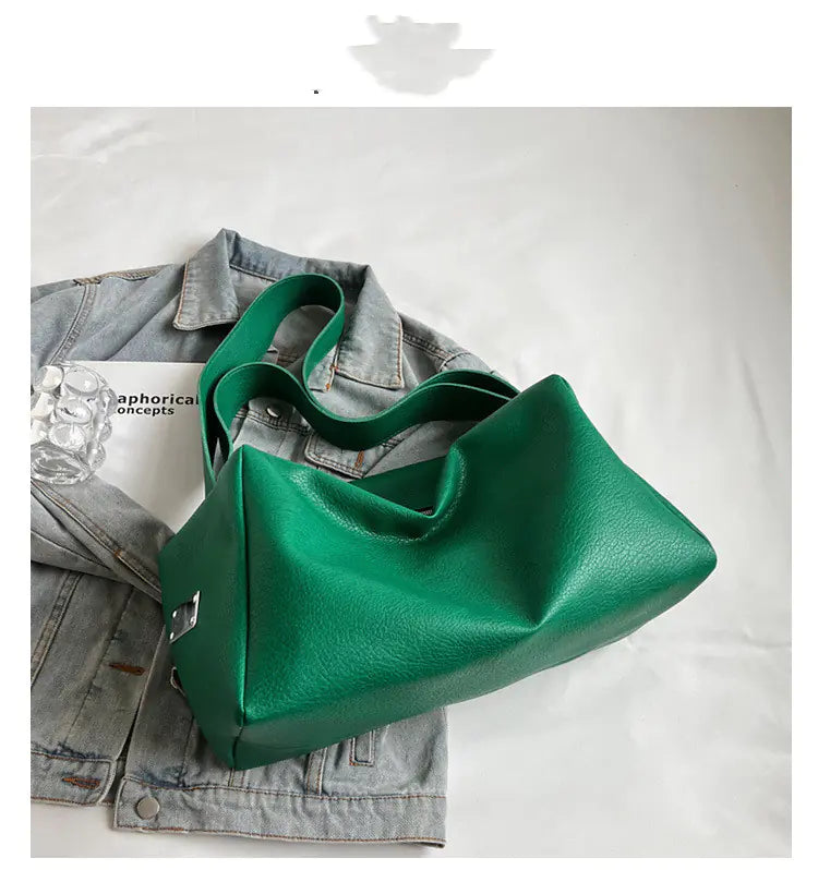 Large Capacity Tote Bag for Women - Simple Design